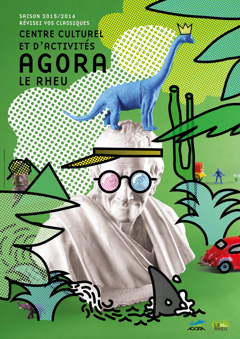 Agora, saison 2015-2016 - visuel 1er trimestre (rentrée) - affiche