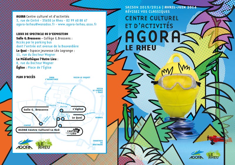 Agora, saison 2015-2016 - visuel 3e trimestre (avril) - couverture du programme