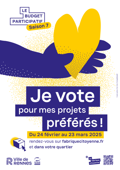 Budget participatif de la Ville de Rennes saison 7 - phase de vote