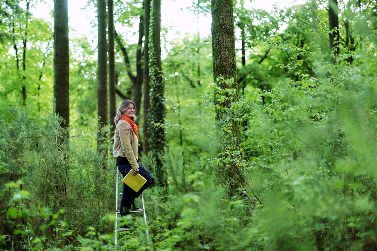 Portrait d'Annie Le Guern-Porchet
pour Livre et lectture en Bretagne, 2021, Languidic