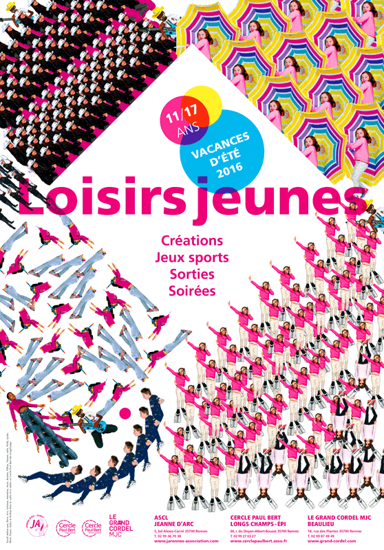 Loisirs Jeunes été 2016 - affiche