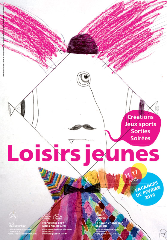 Loisirs Jeunes hiver 2016 - affiche