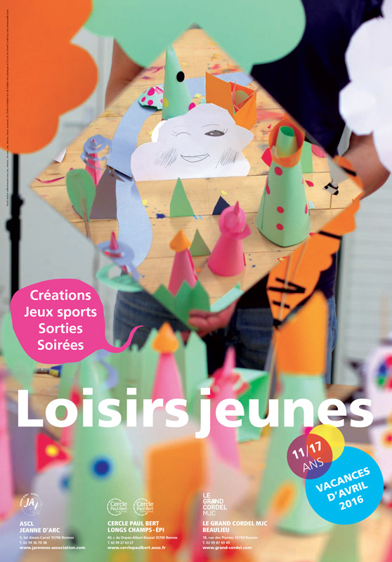 Loisirs Jeunes printemps 2016 - affiche