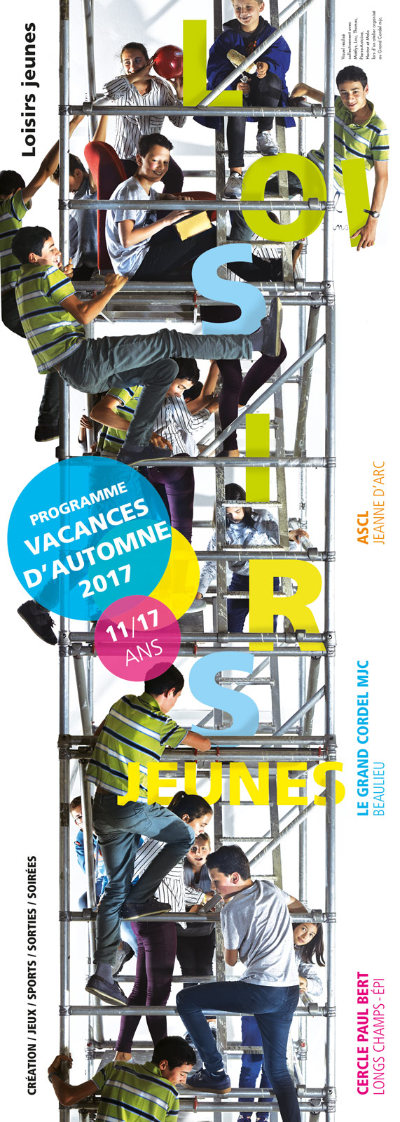 Loisirs Jeunes automne 2017 - affiche