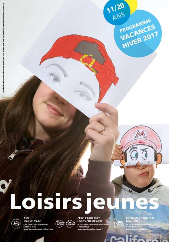 Loisirs Jeunes hiver 2017 - affiche